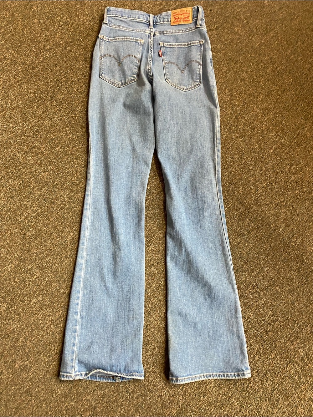 Levi's Light Blue Flare Jeans - Picture 9 of 9